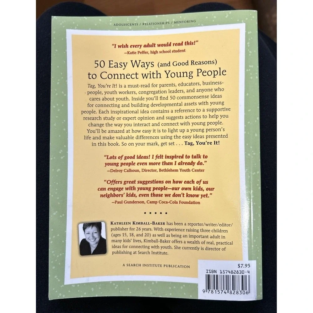 Tag, You're‎  It ! 50 Easy Ways to Connect with Young People